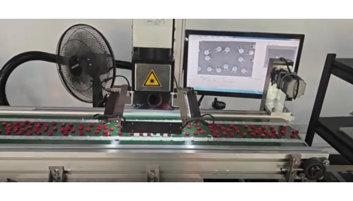 電子元器件CO2激光打標(biāo)方案